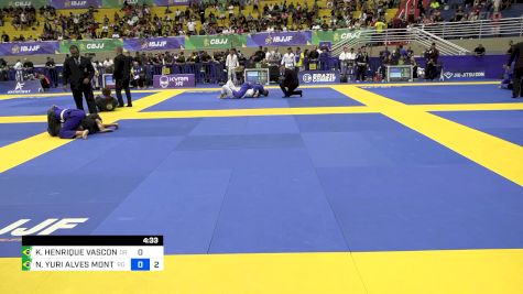 KAYQUE HENRIQUE VASCONCELLOS DE vs NADSON YURI ALVES MONTEIRO 2024 Brasileiro Jiu-Jitsu IBJJF