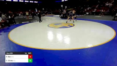 285 lbs Round Of 32 - Phillip Ren, Berean Christian (NC) vs Evan Glines, Vista Del Lago (SJ)