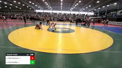 132 lbs Quarterfinal - Jacob Brenneman, MD vs Aldo Hernandez, NC