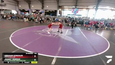 150 lbs 1st Place Match - Abraham Gonzales, Spartan Mat Club vs Johnny Venegas, El Paso Enforcers Wrestling Club