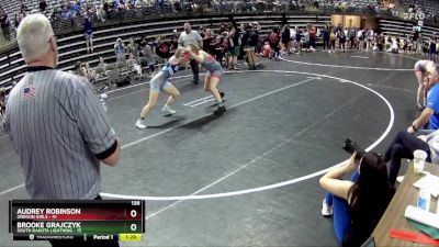 138 lbs Round 2 (6 Team) - Audrey Robinson, Oregon Girls vs Brooke Grajczyk, South Dakota Lightning