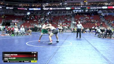 2A-285 lbs Quarterfinal - Mac Muller, Osage vs Trent Patton, Glenwood