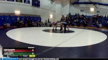 102 lbs Semis (4 Team) - Cash Mays, Brownsburg vs Gavyn Kemp, Perry Meridian