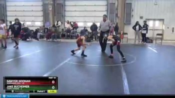 76 lbs Round 5 (8 Team) - Jake Bucheimer, Terps Xtreme vs Sawyer Noonan, Warhawks Red