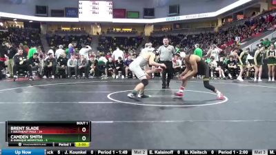 170 lbs Quarterfinal - Brent Slade, 1-Southeast Polk vs Camden Smith, 8-Dubuque Hempstead