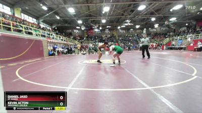 190 lbs Champ. Round 1 - Daniel Jaso, St. Xavier vs Kevin Acton, Vincennes Lincoln