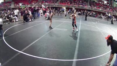 82 lbs Cons. Round 4 - Aaliyah Kluthe, North Bend Matcats vs Ella Eggert, Valentine Wrestling Club