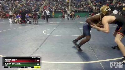 3A 195 lbs Quarterfinal - Acoya Isley, Orange vs Justin Bullock, Fike