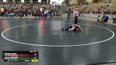 85 lbs Quarterfinal - Knox Hatcher, Wildcats Wrestling vs Tommy Song, Wave Wrestling Club
