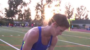 Matt Cleaver steeple PR in 8:31 at Oxy 2013