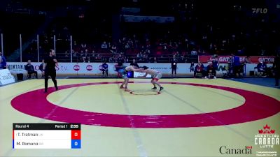 57kg Round 4 - Treye Trotman, London-Western WC vs Matteo Romano, Brock WC