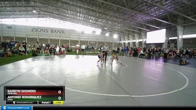 70-80 lbs Round 1 - Antonio Rodgriquez, Utah vs Kamdyn Showers, Montana