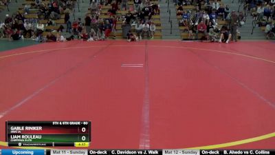 80 lbs Champ. Round 2 - Liam Rouleau, Chippewa Elite vs Gable Riniker, IAWC IA