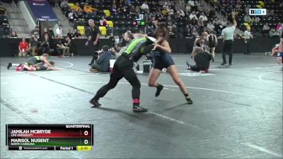 143 lbs Quarterfinal - Marisol Nugent, North Carolina vs Jamilah McBryde, Life University