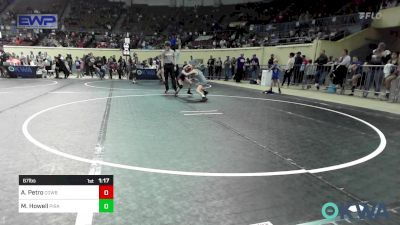 67 lbs Semifinal - Alaina Petro, Cowboy Wrestling Club vs Marleigh Howell, Pirate Wrestling Club