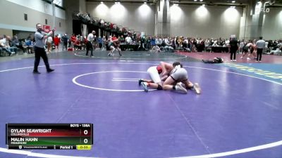 138A Cons. Round 3 - Dylan Seawright, Collinsville vs Malin Hahn, Fennimore