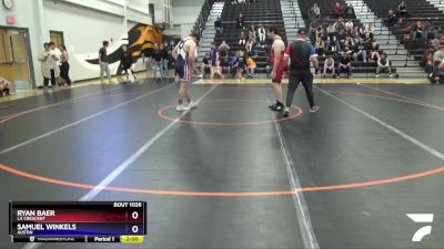 16U-9 lbs Rr1 - Ryan Baer, La Crescent vs Samuel Winkels, Austin