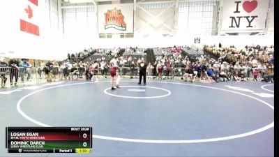 188 lbs Semifinal - Dominic Darch, LeRoy Wrestling Club vs Logan Egan, BH-BL Youth Wrestling