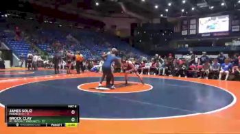 195 lbs Quarterfinals (8 Team) - James Soliz, Moline (H.S.) vs Brock Clay, Mt. Prospect (Prospect)