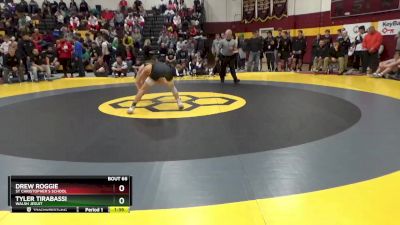 126 lbs Champ. Round 1 - Tyler Tirabassi, Walsh Jesuit vs Drew Roggie, St Christopher`s School