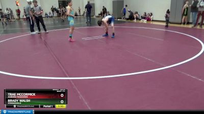 95 lbs Quarterfinal - Brady Walsh, Stronghold vs Trae McCormick, Auburn Takedown