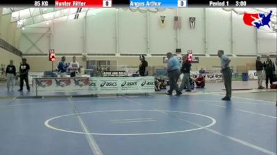 85 KG Cadet Greco Hunter Ritter MD vs Angus Arthur MI