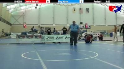 100KG Cadet Greco Final Roy Nash UT vs Lance Benick MN