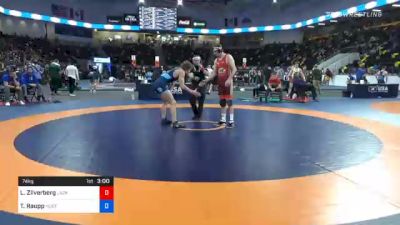 74 kg Consolation - Luke Zilverberg, Jackrabbit Wrestling Club vs Tony Raupp, North Dakota