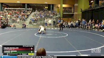 175 lbs Finals (8 Team) - Talon McCollom, Edmond North vs Parker Brown, Stillwater