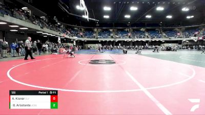 120 lbs Quarterfinal - Ben Arbotante, Jacobs vs Austin Kisner, Olympia