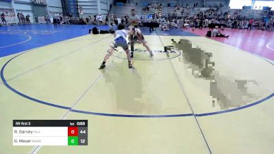 110 lbs Rr Rnd 3 - Rasik Garvey, PA Alliance Red vs Greyson Meyer, Mat Assassins Red