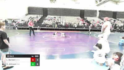 50 lbs Rr Rnd 2 - Lorenzo Barbieri, Gotham City vs Riker Johnson, Roundtree Wrestling Academy Black