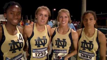 ND Women 4x400 at full strength, Eugene bound