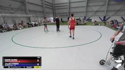 195 lbs Placement Matches (8 Team) - Gavin Guinn, North Dakota Blue vs Caleb Forbes, Georgia RED