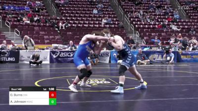 215 lbs Round Of 16 - Dante Burns, Conwell-Egan vs Austin Johnson, Muncy