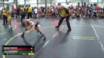 75 lbs Round 2 (6 Team) - Ethan VanDyke, ARES vs Liam Schroeder, Untouchables Black
