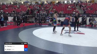 80 kg Cons 32 #2 - Michael Feeney, Ohio vs Ryder Wilder, Camden County High School Wrestling