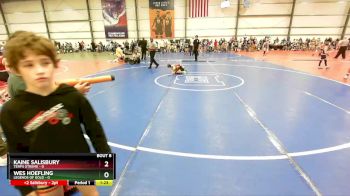 48 lbs Rd# 5- 3:45pm Friday Final Pool - Wes Hoefling, Legends Of Gold vs Kaine Salisbury, Terps Xtreme