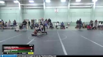 88 lbs Round 6 (8 Team) - Cannon Driscoll, Terps Xtreme vs Adrian Canales, Ranger WC