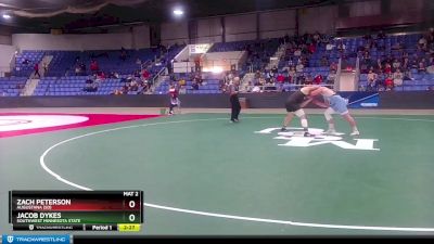 285 lbs Cons. Semi - Jacob Dykes, Southwest Minnesota State vs Zach Peterson, Augustana (SD)