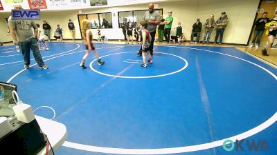 64 lbs Quarterfinal - Jasper Haff, Wagoner Takedown Club vs Hayden Williams, Locust Grove Youth Wrestling