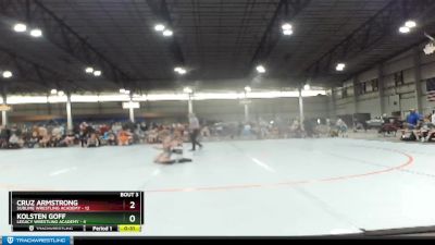 67 lbs Round 3 (3 Team) - Kolsten Goff, Legacy Wrestling Academy vs Cruz Armstrong, Sublime Wrestling Academy