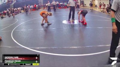 100 lbs Round 4 (6 Team) - Finnegan Meade, Ohio Hazards vs Jackson Carr, South Paulding Jr Spartans