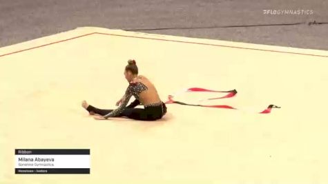 Milana Abayeva - Ribbon, Sonshine Gymnastics. - 2021 USA Gymnastics Championships