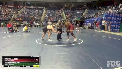 4A 220 lbs Champ. Round 1 - Vincent Nolfo, Holly Springs vs Truth Jacobs, Mallard Creek