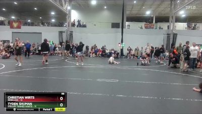 96 lbs Round 4 (6 Team) - Tyden Shuman, Steller Trained Mantis vs Christian Wirts, Rebellion