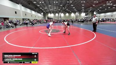 150A Champ. Round 1 - Carson Heiselman, Canyon Randall vs Brecken Graham, Arkansas City HS