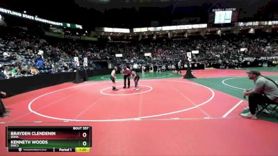 120 lbs Quarterfinal - Brayden Clendenin, DONA vs Kenneth Woods, DWC3