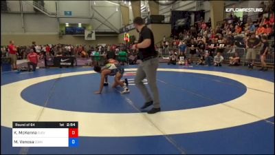 65 kg Round Of 64 - Kelan McKenna, Cleveland WC vs Micheal Venosa, Cornell