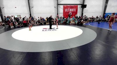 43 kg Final - Bella Manno, Misfits Girls Onyx vs Madison Healey, WOW